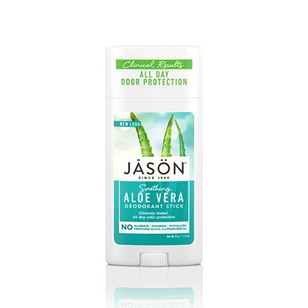 JASON, Твердый дезодорант Aloe Vera, 71 г