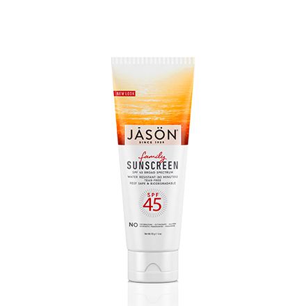 JASON, Крем для лица и тела Family Sunscreen SPF 45, 113 г