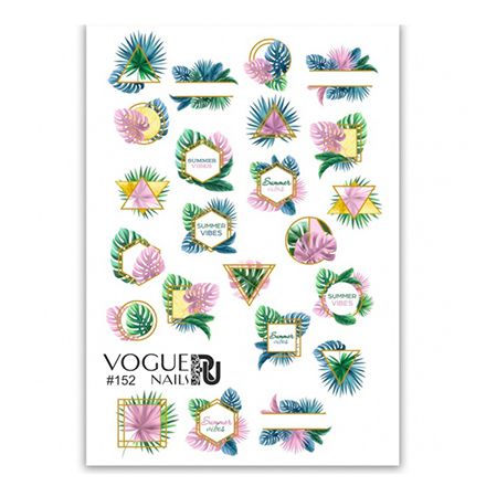 Vogue Nails, Слайдер-дизайн №152