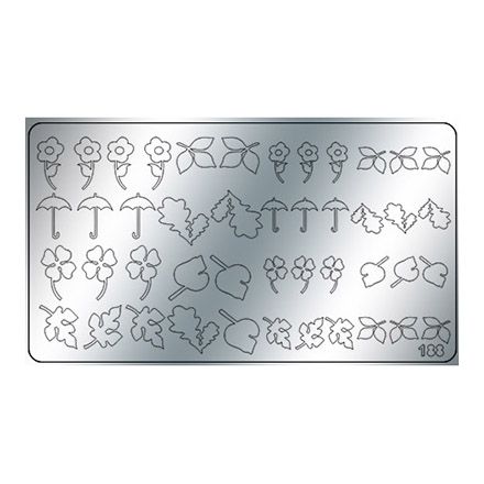 Freedecor, Металлизированные наклейки №188, серебро
