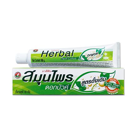 Twin Lotus, Зубная паста Herbal Original, 100 г