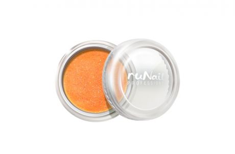 ruNail, дизайн для ногтей: пыль (оранжевый)