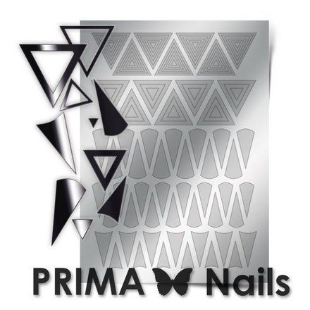 Prima Nails, Металлизированные наклейки GM-04, серебро