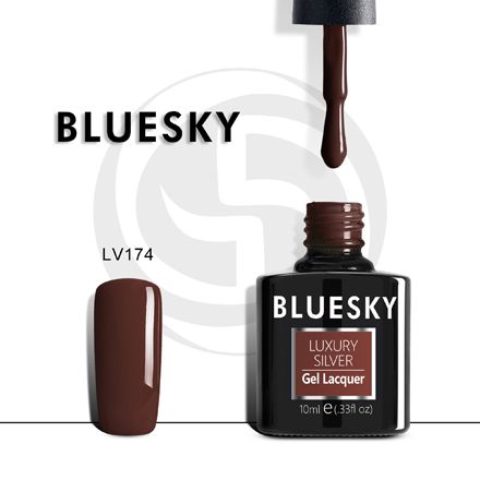Bluesky, Гель-лак Luxury Silver №174