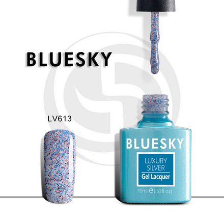 Bluesky, Гель-лак Luxury Silver №613