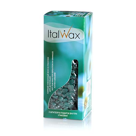 Italwax, Воск горячий (пленочный) Азулен, гранулы, 250 г