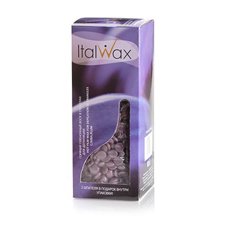 Italwax, Воск горячий (пленочный) Слива, гранулы, 250 г