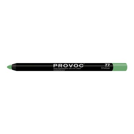 Provoc, Gel Eye Liner 77 Envious, цвет малахитовый с шиммером