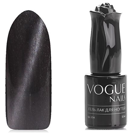 Vogue Nails, Гель-лак Кошачий глаз, Черный агат