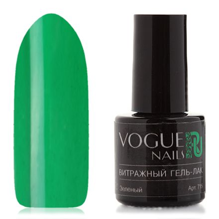 Vogue Nails, Гель-лак витражный Зеленый