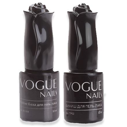 Vogue Nails, Набор Rubber base (база) и Rubber top (топ)
