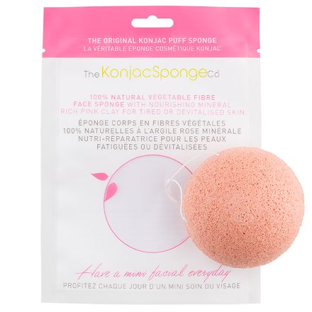 The Konjac Sponge Company, Спонж Facial Puff Konjac Sponge Pink Clay