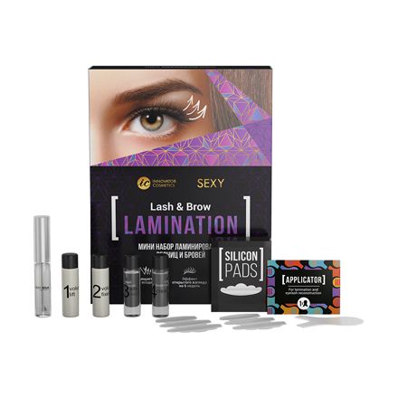 Innovator Cosmetics, Мини-набор для ламинирования ресниц и бровей Sexy Lamination