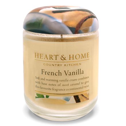 Heart&Home, Свеча «Французская ваниль», большая, 310 г