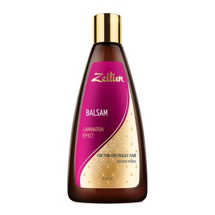 Zeitun, Бальзам для волос «Эффект ламинирования», 250 мл