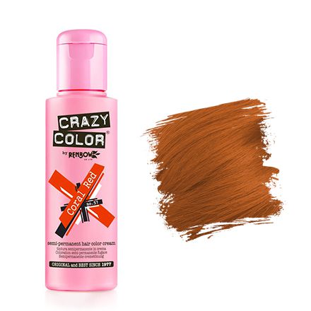Crazy Color, Краска для волос №57, Coral Red
