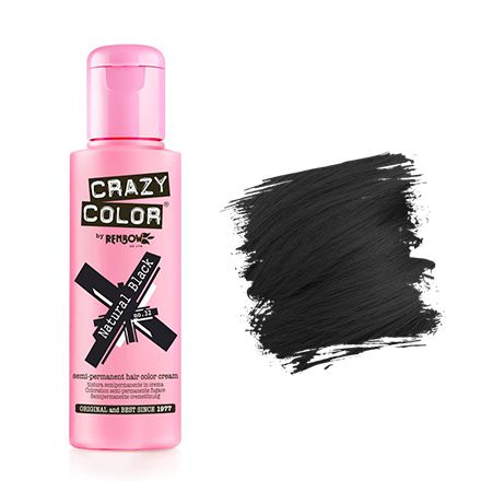 Crazy Color, Краска для волос №32, Natural Black