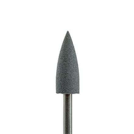 Muhle Manikure, Полировщик силикон-карбидный «Конус» D=6 мм, грубый, серый