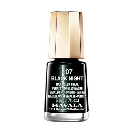 Mavala, Лак для ногтей №107, Black Night