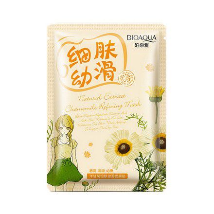 Bioaqua, Тканевая маска Natural Extract Chamomile, 30 г