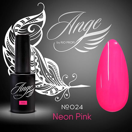 Rio Profi, Гель-лак Ange №24, Neon pink