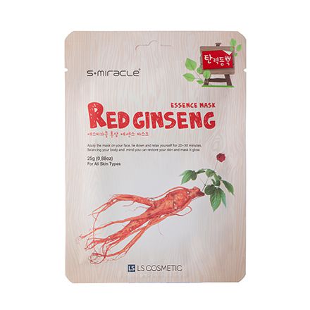 S+miracle, Маска для лица Red Ginseng Essence, 25 г