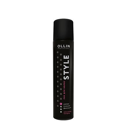 OLLIN, Лак для волос Style ультрасильной фиксации, 50 мл
