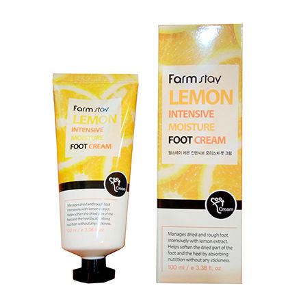 FarmStay, Крем для ног Lemon Intensive Moisture, 100 мл