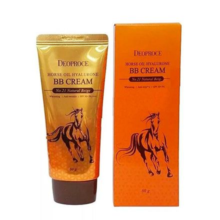 Deoproce, BB-крем Horse Oil Hyalurone №21, Natural Beige, 60 г