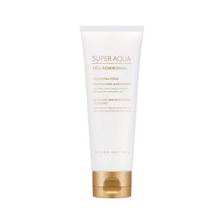 Missha, Пенка для лица Super Aqua Cell Renew Snail, 100 мл