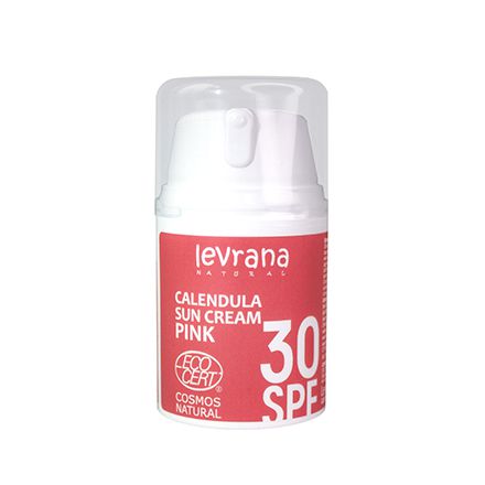Levrana, Солнцезащитный крем «Календула» 30 SPF Pink, 50 мл