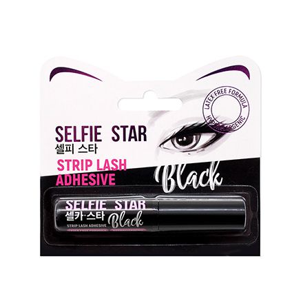 Selfie Star, Клей для ресниц Strip Lash Adhesive, черный, 5 г