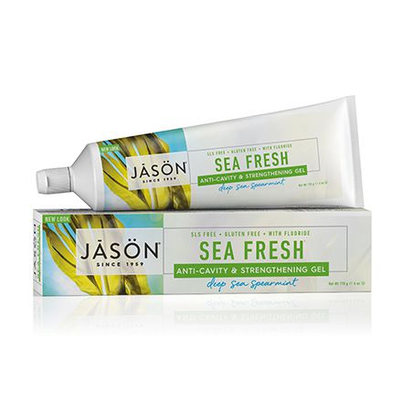 JASON, Гелевая зубная паста Sea Fresh Anti-Cavity&Strengthening, 170 г