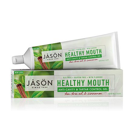 JASON, Гелевая зубная паста Healthy Mouth Anti-Cavity&Tartar Control, 170 г