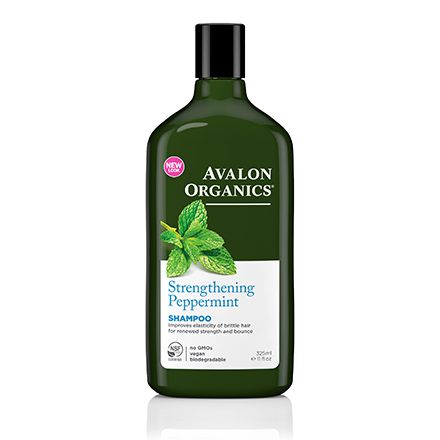 Avalon Organics, Шампунь Strengthening Peppermint, 325 мл