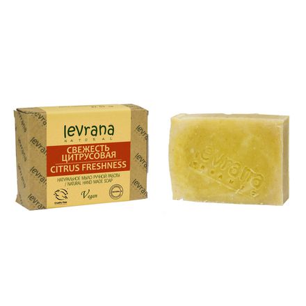 Levrana, Натуральное мыло «Цитрусовая свежесть», 100 г