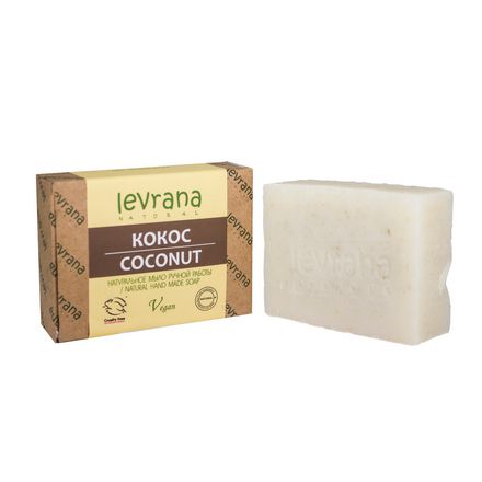 Levrana, Натуральное мыло «Кокос», 100 г