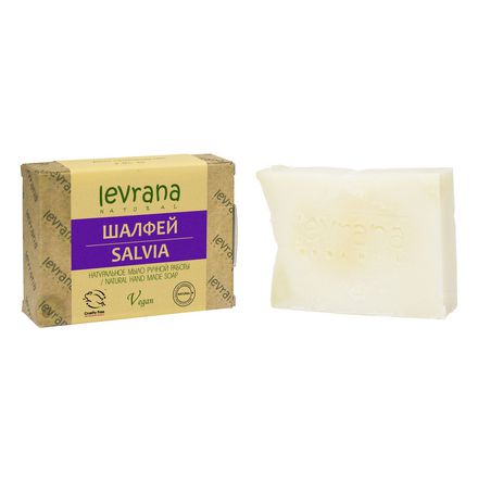 Levrana, Натуральное мыло «Шалфей», 100 г