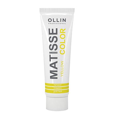 OLLIN, Пигмент для волос прямого действия Matisse Color, желтый