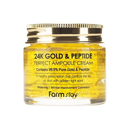 FarmStay, Крем ампульный 24 Gold&Peptide, 80 мл