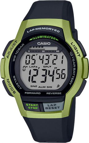 Мужские часы Casio WS-1000H-3AVEF