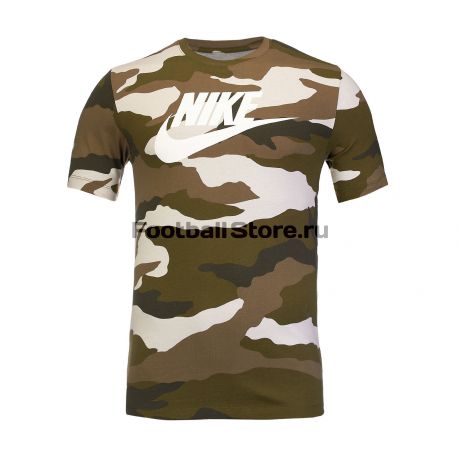 Футболка хлопковая Nike Tee Camo BV7674-072