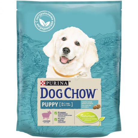 Сухой корм Purina Dog Chow для щенков всех пород, ягнёнок, пакет, 800 г 12379168