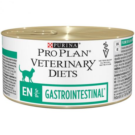 Консервированный корм Pro Plan Veterinary Diets EN корм для кошек при расстройствах пищеварения, консервы, 195 г 12381646