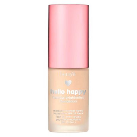 Benefit Hello Happy Flawless Liquid Foundation Тональная основа с эффектом сияния в мини-формате 04