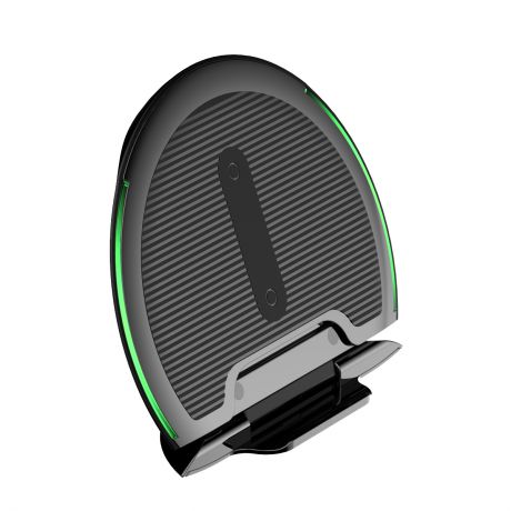 Беспроводная зарядка-подставка для телефона быстрая Baseus Foldable Multifunction Wireless Charger Black