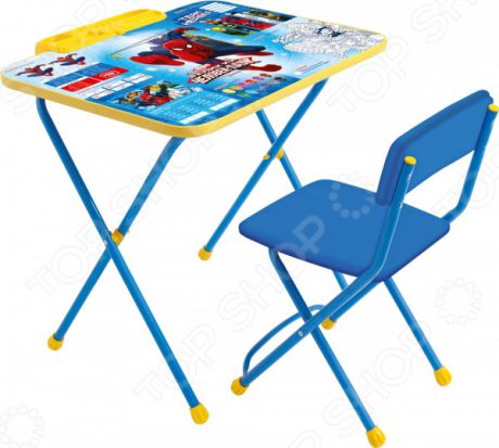 Набор мебели детский: стол и стул Ника Marvel 2 «Великий Человек Паук»