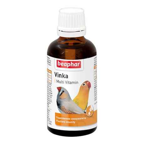 Витамины для птиц Beaphar Vinka для укрепления иммунитета 50мл