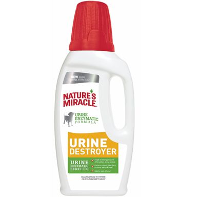 Уничтожитель пятен, запахов и осадка от мочи 8 IN 1 NATURES MIRACLE Urine Destroyer для собак 945мл