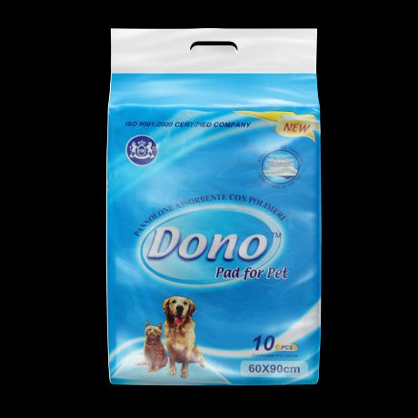 Одноразовые впитывающие пеленки Dono PET PAD 60x90, 10шт